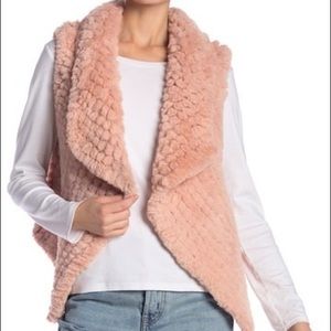 Bagatelle Faux Fur Draped Vest